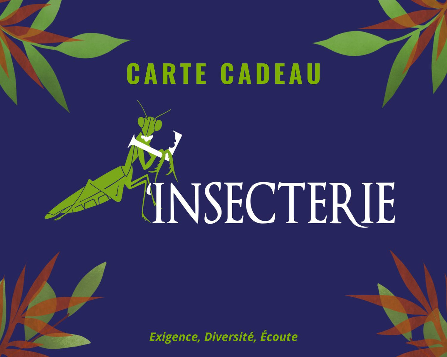 Geschenkkarte L'Insecterie