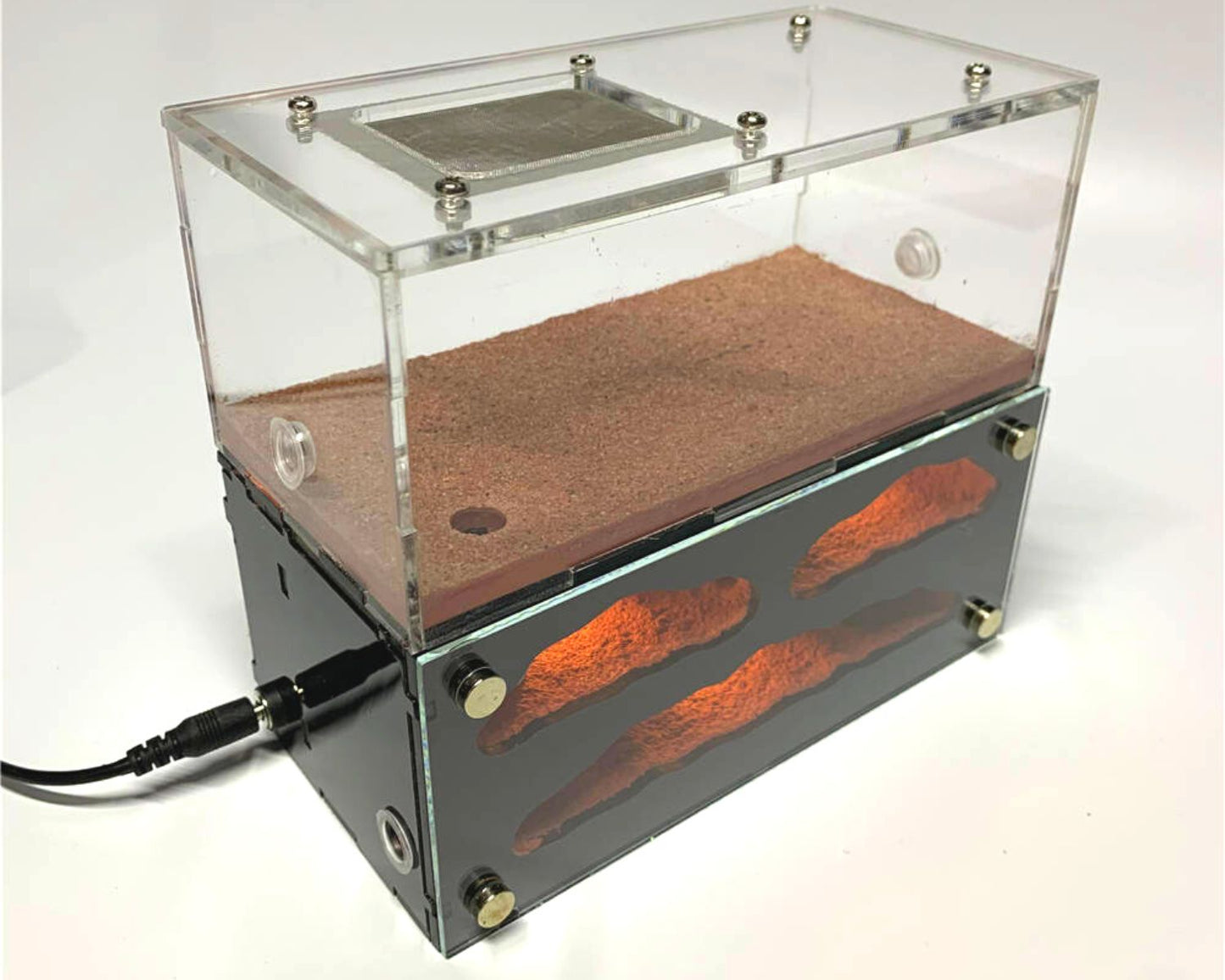 Fourmilière avec LED intégrée + Aire de chasse